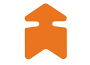 gbc Cartelli fluo frecce Bifacciali, bicolori fluorescenti. Formato 24x32 cm LEB80049