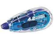 gbc Correttore a nastro ricaricabile Roller Coprex Ricaricabile Nastro 4,2 mm x 10 metri, sistema bidirezionale per correzioni di precisione, puntale rientrante, estremamente fluido grazie al rullo sul puntale, perfetto per mancini LEB8097