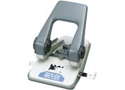 gbc Perforatore OPEN a 2 fori in metallo, con guida regolabile perfora fino a 29 fogli da 64gr (2,3mm), foro diametro 6mm, distanza tra i fori 8cm LEB850