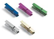 gbc Mini clip mollette multiuso, 35 mm Scatola di 20 mini clip colori assortiti LEB1070