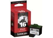 consumabili 10N0016E  LEXMARK CARTUCCIA INK-JET NERO N16 335 PAGINE LEXMARK/I3 COLOR JEPRINTER/Z13/Z23/Z25/Z33/Z35/SERIE Z600/SERIE Z640 MULTIFUNCIN/X74/X75/X1110/X1130/X1150/X1180 LEX10N0016E