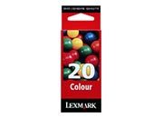 consumabili 15MX120E  LEXMARK CARTUCCIA INK-JET COLORE N�20 COLOR JETPRINTER Z/42/43/45/51/52/53/54 MULTIFUNCI�N X/73/80/83/85/125 F/4270 X/4250 P/707 LEX15MX120E