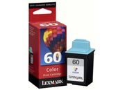 consumabili 17G0060E  LEXMARK CARTUCCIA INK-JET COLORE N�60 225 PAGINES COLOR JETPRINTER Z/12/22/32 LEX17G0060E