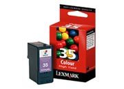 consumabili 18C0035E  LEXMARK CARTUCCIA INK-JET TRICOLORE N�35XL 450 PAGINE SERIES P/310/450/910/4300/4330/4350/6200/6350 SERIES Z/800/1400/1420 MULTIFUNCI�N X/3300/3350/3500/3550/4500/4550/5075/5200/5400/5470/7100/7170/73 LEX18C0035E