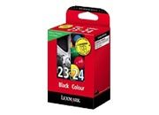 consumabili 18C1419E  LEXMARK CARTUCCIA INK-JET NERO 23 + 24 195 PAGINE SERIES Z/1400 MULTIFUNCI�N X/3500/4500 LEX18C1419E