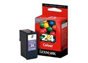 consumabili 18C1524E  LEXMARK CARTUCCIA INK-JET COLORE N�24 190 PAGINE SERIES Z/1400 MULTIFUNCI�N X/3500/4500 LEX18C1524E