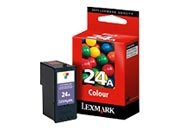 consumabili 18C1624E  LEXMARK CARTUCCIA INK-JET COLORE N�24A 150 PAGINE SERIES Z/1400 X/3300/4500 LEX18C1624E
