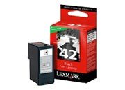 consumabili 18Y0142E  LEXMARK CARTUCCIA INK-JET NERO N�42 RET 220 PAGINES SERIES Z/1520 MULTIFUNCI�N X/4850/6570/9570 LEX18Y0142E