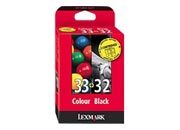 consumabili 80D2951  LEXMARK CARTUCCIA INK-JET TRICOLORE 33+32PLU 3CL 32/33 PAGINE MULTIFUNCIN P/4300/6200/6300 MULTIFUNCIN X/3300/5200/7100/7300/8300 SERIES P/910 SERIES Z/800 LEX80D2951