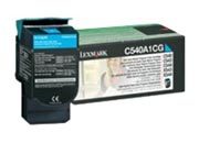 consumabili C540A1CG  LEXMARK TONER LASER CIAN0 1.000 PAGINE RESTITUIBILE C/540/543/544 X/543/544 LEXC540A1CG