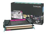 consumabili C734A1MG  LEXMARK TONER LASER MAGENTA 6.000 PAGINE PACK 1 RESTITUIBILE C/734/734DN/734DTN/734DW/734N/736/736DN/736DTN/736N X/734/734DE/736/736DE/738/738DE/738DTE LEXC734A1MG