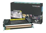 consumabili C734A1YG  LEXMARK TONER LASER GIALLO 6.000 PAGINE PACK 1 RESTITUIBILE C/734/734DN/734DTN/734DW/734N/736/736DN/736DTN/736N X/734/734DE/736/736DE/738/738DE/738DTE LEXC734A1YG