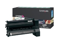 consumabili C7720MX  LEXMARK TONER LASER MAGENTA 15.000 PAGINE RESTITUIBILE LEXMARK C/772 X/772 LEXC7720MX