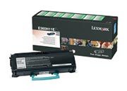 consumabili E360H11E  LEXMARK TONER LASER NERO 9.000 PAGINE RESTITUIBILE E/360D/360DN/460DN/460DW LEXE360H11E