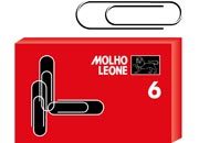 gbc Fermagli zincati misura 6, 57mm, punta tonda  MOL21106