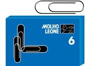 gbc Fermagli nichelati misura  6, 57mm, punta tonda  MOL22106