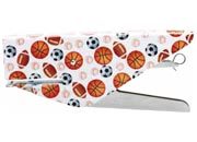 gbc Cucitrice a pinza Molho Leone Match Ball in acciaio stampato, utilizza punti passo 6 (64-48), capacit� di cucitura: 18 fogli, profondit� di cucitura: 40mm, compresa scatola da 1000 punti con la stessa fantasia della cucitrice, linea Funny desk by Molho Leone MOL64009