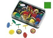 gbc Puntine ricoperte in plastica colorata VERDI MOL75527