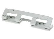 gbc Perforatore Leone 4, 4 fori fora fino a 30 fogli (3mm), con indicatore di centro MOL76074