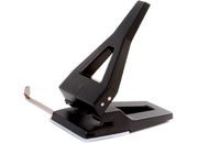 gbc Perforatore alti spessori Leone 182, 2 fori fora fino a 55 fogli (5,5mm), squadra regolabile per i formati A4, A5, A6 e 888 (4 fori sul formato A4 eseguiti in 2 passaggi) MOL76182