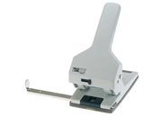gbc Perforatore alti spessori Leone 800, 2 fori fora fino a 65 fogli (6,5mm), squadra regolabile per i formati A4, A5, A6 e 888 (4 fori sul formato A4 eseguiti in 2 passaggi) MOL78800