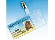 gbc Portanome congresso 55x90mm, con clip MOL79200