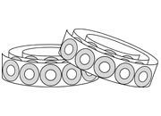 gbc Occhielli di rinforzo adesivi diametro 13mm MOL8116