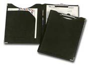 gbc Portablocco in similpelle NERO, Niji con molla in acciaio,2 tasche e porta penna. Dimensioni: 24x31cm NIJ247N