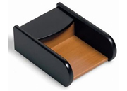 gbc Portanotes. portaclip in legno bicolore, vano con sportello apribile portafermagli o altre minuterie, vano anteriore porta memostick (76x76mm) NIJ5419