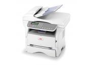 consumabili Multifunzione laser in bianco e nero Oki MB280 Multifunzione a lastra piana, 20 ppm mono, risoluzione 600 x 600 dpi, scanner colore 36 bit con 256 livelli di grigio, scansione diretta su supporto USB frontale. OKI01238801