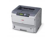 consumabili Stampante laser in bianco e nero OKI B840n Stampante di pagina monocromatica, 40 ppm in A4, 22 ppm in A3, risoluzione 1.200 x 1.200 dpi, 600 x 600 dpi, 300 x 300 dpi, driver per Windows XP, XP x64, Server 2003 (32 bit e 64 bit), Vista (32 bit e 64 bit), 7 (32 bit e 64 bit), Server 2008 (32 bit e 64 bit), Server 2008 R2, Mac OS X 10.3.9 - 10.6.4; Unix/Linux tramite PPD, emulazioni PCL5e, PostScript 3 (emulazione), SIDM (IBM-PPR, Epson FX), 87 font PCL scalabili, 3 font bitmap, 136 font PostScript scalabili, interfaccia Ethernet 10/100-TX, USB 2.0 ad alta velocit, parallela bidirezionale IEEE1284, memoria RAM da 128 MB, cassetto carta da 530 fogli e alimentatore multiplo da 100 fogli. Cartuccia di stampa in dotazione fino a 6.000 pagine (ISO/IEC 19752). Garanzia di 1 anno on-site OKI44676004