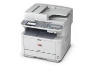 consumabili Multifunzione laser bianco e nero OKI MB491dn Multifunzione a lastra piana, 40 ppm mono, risoluzione 1.200 x 1.200 dpi, 600 x 600 dpi, scanner colore a 48 bit, risoluzione scanner 1.200 x 1.200 dpi, scansione verso FTP, HTTP, memoria USB, e-mail, TWAIN, CIFS e scansione ad applicazione e fax dall’utility Actkey, PCL6 (XL3.0), PCL5e, SIDM (IBM-PPR, EPSON-FX), memoria 256 MB, driver per Windows XP (32 bit e 64 bit), Server 2003 (32 bit e 64 bit), Server 2008 (32 bit e 64 bit), Server 2008 R2 (64 bit), Vista (32 bit e 64 bit), Windows 7 (32 bit e 64 bit), Mac OS X 10.4.0 o successivo, cassetto carta da 250 fogli, alimentatore frontale automatico da 100 fogli, RADF da 50 fogli, unit fronte/retro, USB 2.0 frontale per dispositivi di memorizzazione, USB 2.0 posteriore per collegamento a host, Ethernet 10/100 Base-TX. Funzioni di stampa, co OKI44871304