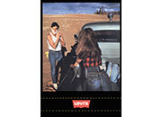 gbc Quaderno Maxi Levi's, formato A4, quadro da 4mm 72 facciate, carta da 70gr, rilegatura con punto metallico a sella, senza frontespizio PIG342427b