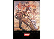 gbc Quaderno Maxi Levi's, formato A4, quadro da 4mm 72 facciate, carta da 70gr, rilegatura con punto metallico a sella, senza frontespizio PIG342427c