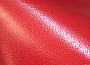 legatoria EcoPelleSimilPelle TintaUnita VenaturaMedia, pvc204 ROSSO   in rotoli altezza 33cm, per rilegatura, legatoria, cartonaggio PVC204r33