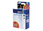 consumabili INK-M41V-ELS  SAMSUNG CARTUCCIA INK-JET NERO 1.500 PAGINE PACK 2 SF/370/371P/375TP SAMINKM41V/ELS