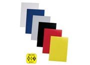 gbc Quadrante Video ROC, 30 micron GIALLO Formato A4 (21x27,7cm). Copertine colorate in PVC rigido, altissimo spessore, adatte alle rilegature con spirale o dorsino rilegafogli.c Resistenti allo strappo, garantiscono un'ottima protezione dei documenti.  brillanti colori SEI52142806