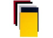 gbc Quadrante Video ROC, 30 micron ROSSO Formato A4 (21x27,7cm). Copertine colorate in PVC rigido, altissimo spessore, adatte alle rilegature con spirale o dorsino rilegafogli.c Resistenti allo strappo, garantiscono un'ottima protezione dei documenti.  brillanti colori SEI52142812