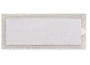 gbc Portaetichette adesive iesti a4 trasparente sei, 65x140mm  Portaetichetta autoadesiva trasparente ed etichetta in cartoncino intercambiabile. SEI321114
