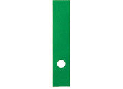 gbc Copridorso autoadesivo in PVC morbido VERDE misura: 70x345mm, dotato di foro adattabile a qualsiasi registratore,retro adesivo coprente, disponibile in 4 colori brillanti: giallo, rosso, verde, blu SEI58012805