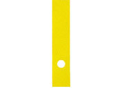 gbc Copridorso autoadesivo in PVC morbido GIALLO misura: 70x345mm, dotato di foro adattabile a qualsiasi registratore,retro adesivo coprente, disponibile in 4 colori brillanti: giallo, rosso, verde, blu SEI58012806