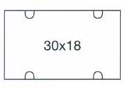gbc etichette 30x18 bianche permanente quadrate towa gt etichette rettangolari bianche permanenti per towa gt. SOG350GTPER