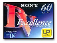 consumabili DVM60EX  SONY CASSETTA REC. 60 MINUTI/EXM-22 SONDVM60EX