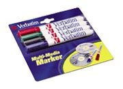 consumabili 44120 VERBATIM ACCESSORIO RULLO ROSS/VERDE/NERO/BLU VER44120