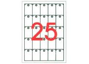 legatoria Etichette Pendenti. con foro 36x53mm API10234.