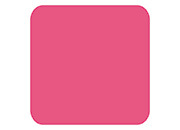 wereinaristea Bollini autoadesivi quadrati colorati, ROSA, 20x20mm in rotolo da 1770 etichette.