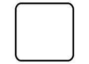 wereinaristea Bollini autoadesivi quadrati colorati, BIANCO, 20x20mm in rotolo da 1770 etichette.