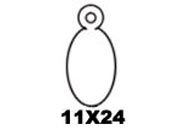 gbc Etichette con filo, 11x24mm API382.