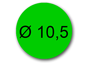 wereinaristea Bollini autoadesivi, CartaVERDE, diametro 10,5 API4854.