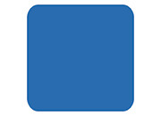 wereinaristea Bollini autoadesivi quadrati colorati, BLU, 20x20mm in rotolo da 1770 etichette.